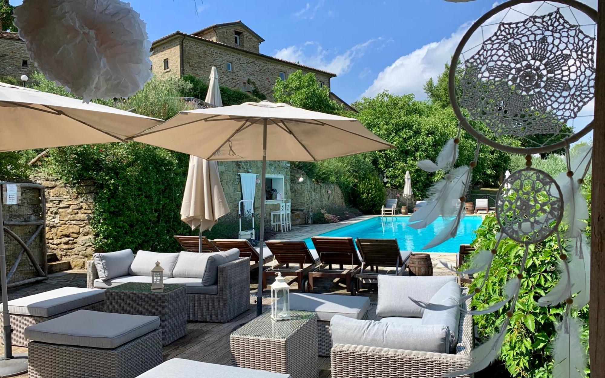 Relais Il Pozzeto Panzió Anghiari Kültér fotó